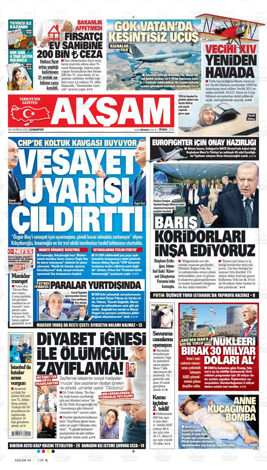 Gazeteler bugün ne yazdı? İşte manşetlerle Türkiye gündemi... 2